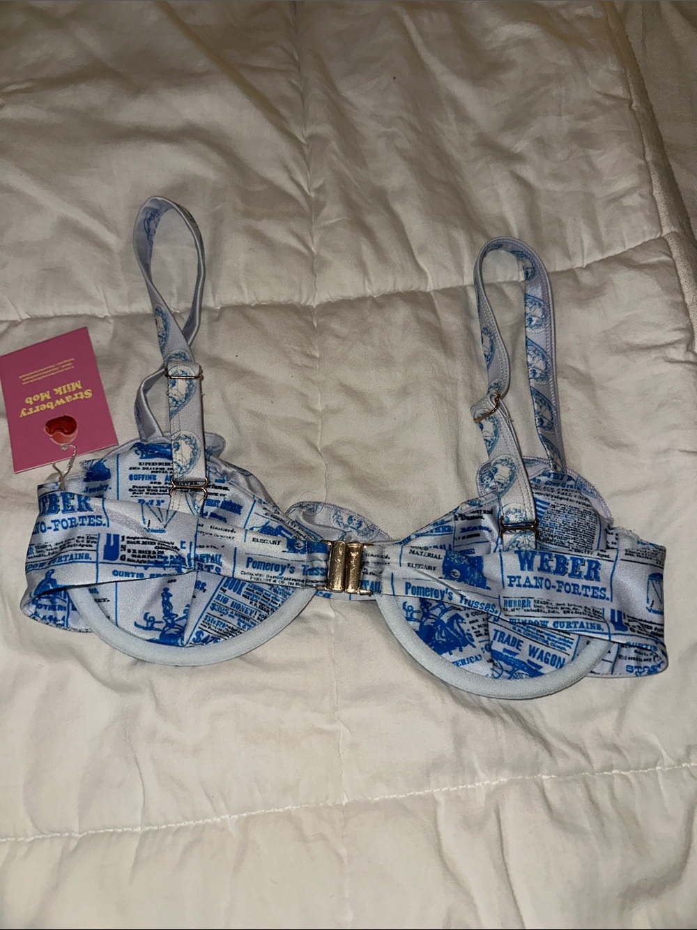 NWT Strawberry Milk Mob Miss Dolly Bikini set Small - Picture 5 of 8
